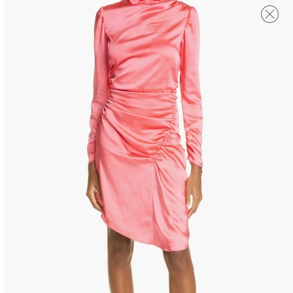 A.L.C Joss Long Sleeve Ruched Dress - Picture 1 of 16